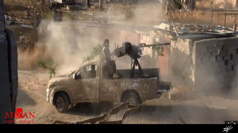 تصاویر داعش از یورش به مواضع نیروهای عراقی در الانبار