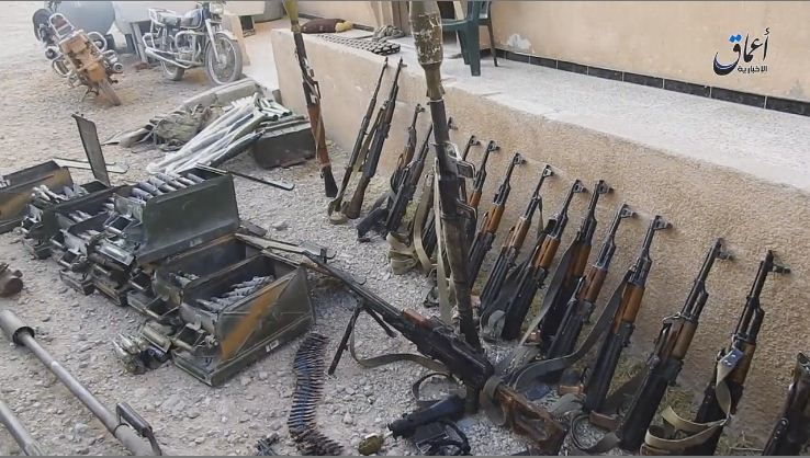 تسلیحاتی که تروریستها از ارتش سوریه گرفتند+عکس