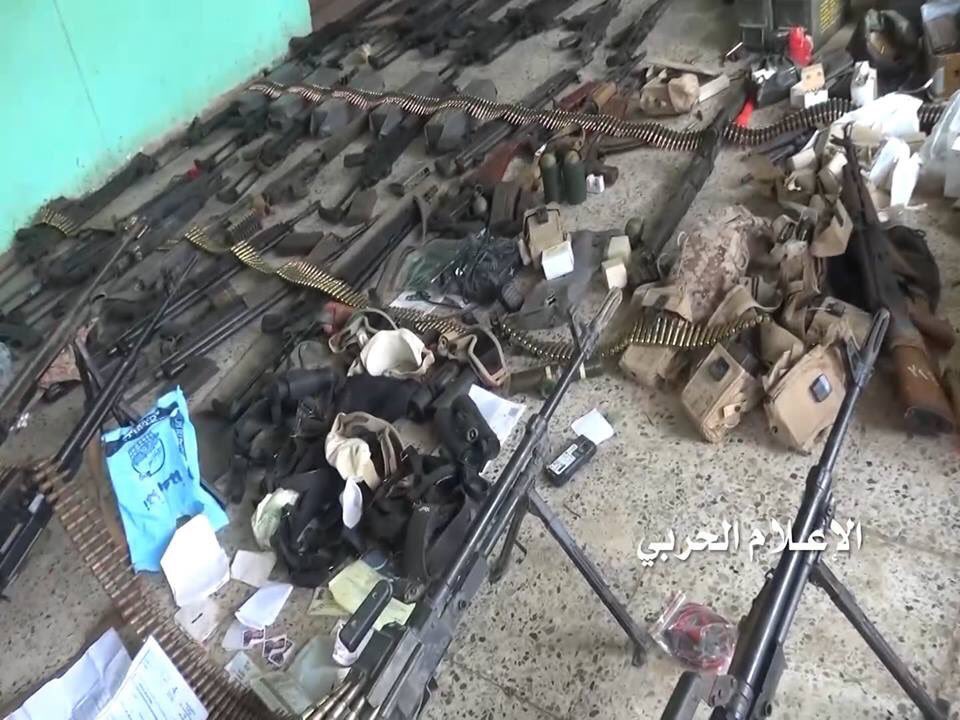 نیروهای مردمی یمن تجهیزات نظامی مزدوران عربسانی را تصرف کردند+عکس