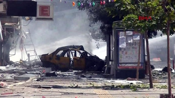انفجار در شهر وان ترکیه 48 زخمی بر جای گذاشت