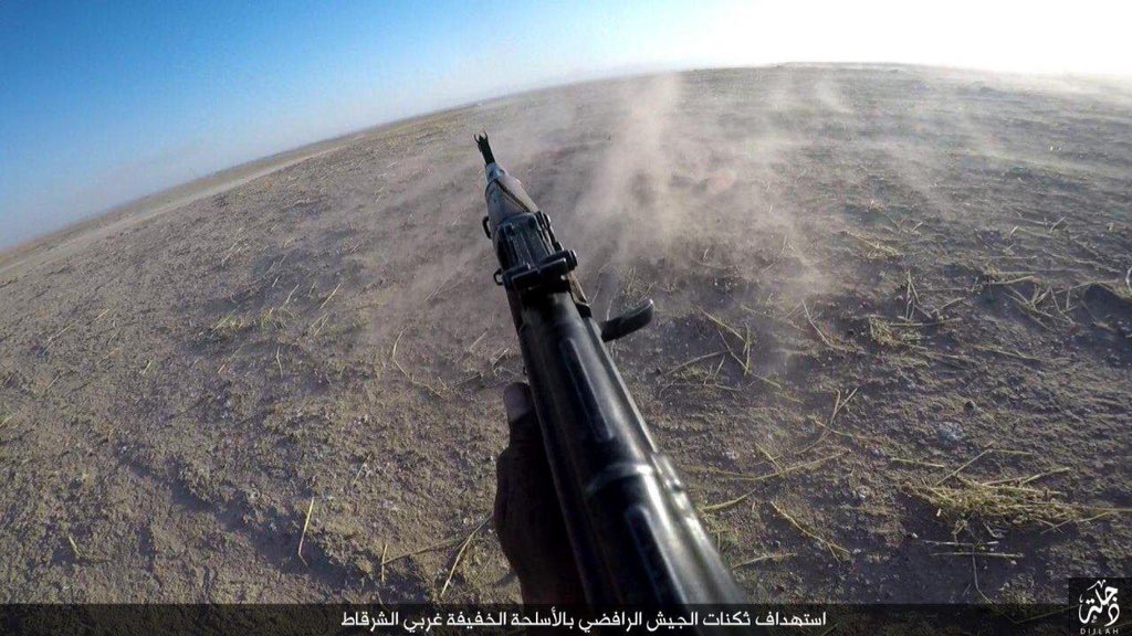 درگیری نیروهای دولتی عراق و تروریستهای داعش در الشرقاط+عکس