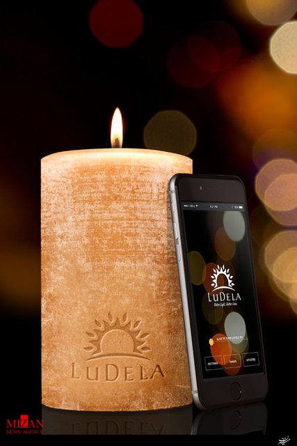 روشن کردن شمع با تلفن همراه!+تصاویر