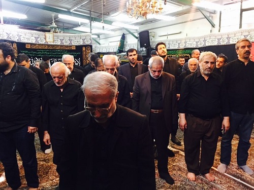 دادستان تهران در جمع عزاداران حسینی + عکس