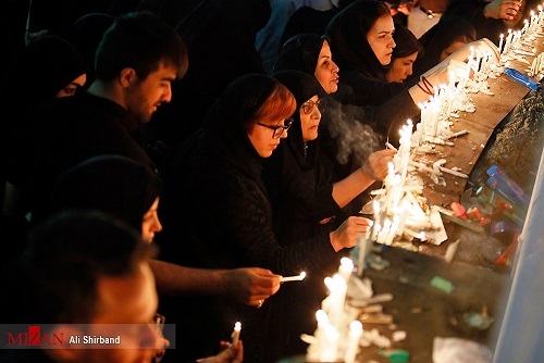 مراسم شام غریبان حسینی به روایت تصویر