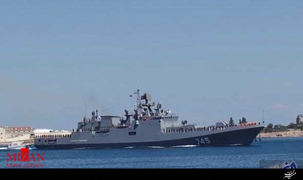 حرکت ناو موشک انداز روسیه به سمت سواحل سوریه