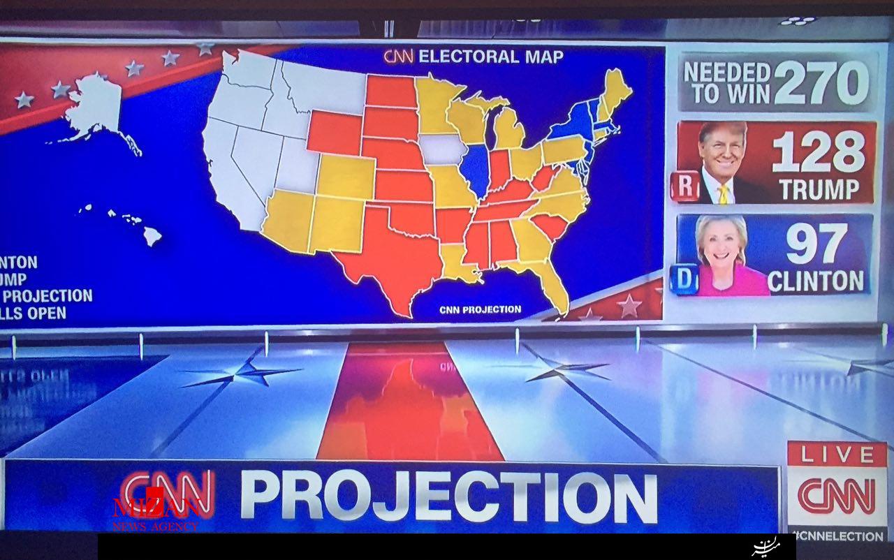 تازه ترین نتایج انتخابات آمریکا منتشر شد/ترامپ در 22 ایالت پیشتاز است