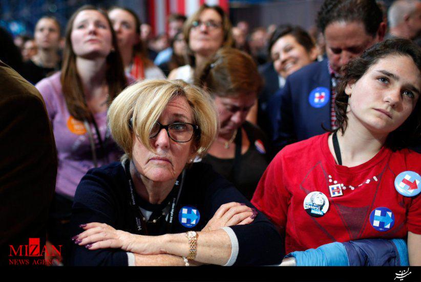 حال و هوای طرفداران کلینتون و ترامپ پیش اعلام نتیجه انتخابات ریاست جمهوری+تصاویر