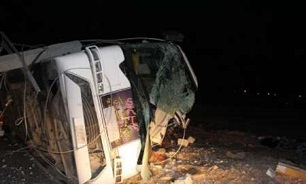 آخرین آمار جانباختگان واژگونی اتوبوس زائران کربلا/ اسامی 4 کشته این حادثه اعلام شد