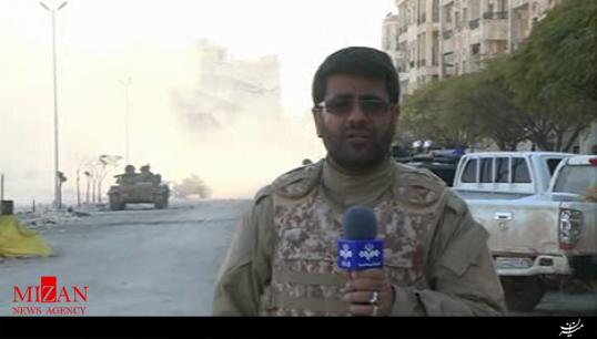 آخرین گزارش شهید خزایی خبرنگار خبرگزاری صداوسیما از حلب + فیلم