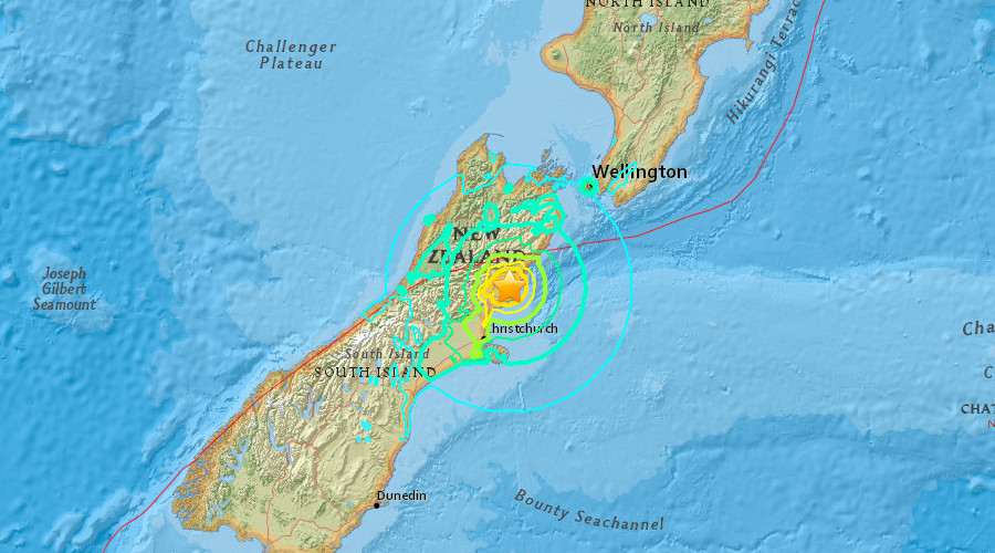 زلزله 7.4 ریشتری نیوزلند را لرزاند