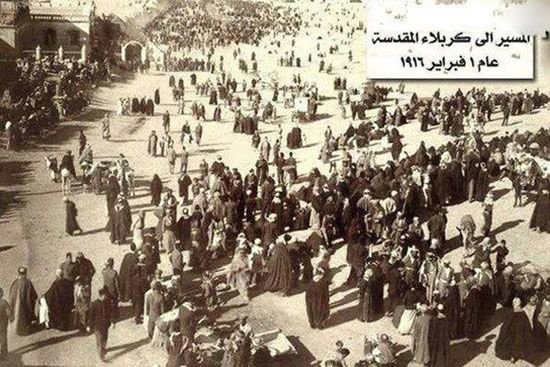 تصاویر پیاده‌روی اربعین از صد سال پیش تا امروز
