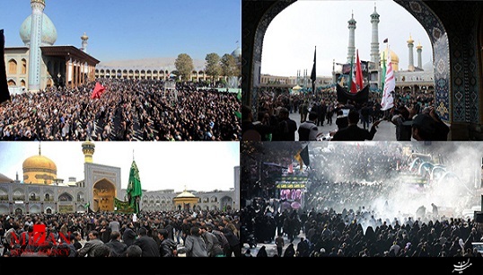مراسم اربعین حسینی در ایران اسلامی + فیلم