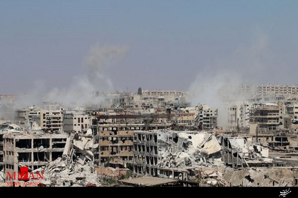 خروج 8 هزار نفر دیگر از شرق حلب/375 فرد مسلح سلاح خود را بر زمین گذاشتند