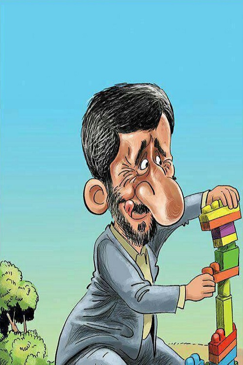 کاریکاتوری که جنجالی شد/عذرخواهی خبرآنلاین از احمدی نژاد
