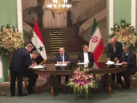 پنج سند همکاری بین ایران و سوریه امضا شد