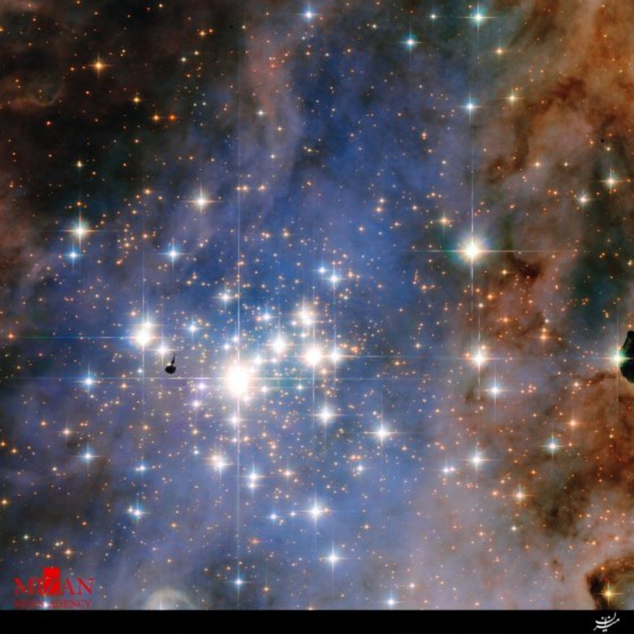 تصویر ترامپلر 14، از تلسکوپ فضایی هابل ناسا 