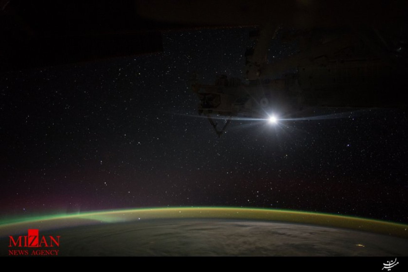 طلوع خورشید در ایستگاه فضایی بین المللی ناسا