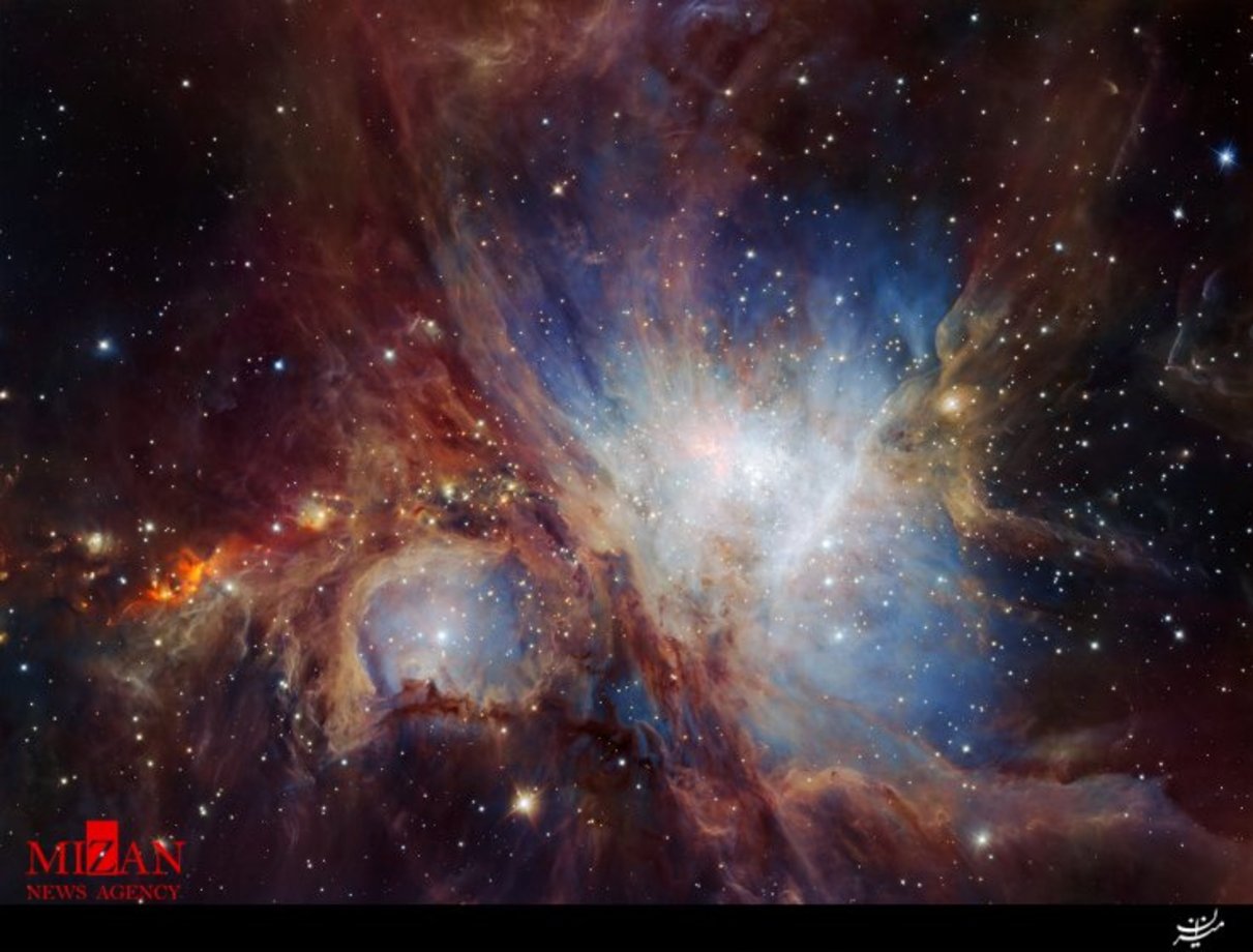  تصویری از منطقه شکل گیری ستاره سحابی جبار گرفته شده توسط تلسکوپ بسیار بزرگ ESO در شیلی 
