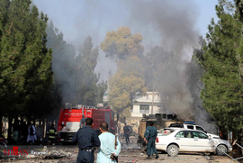 حمله انتحاری در شهر هلمند افغانستان