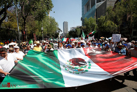 تظاهرات سراسری مردم مکزیک علیه ترامپ