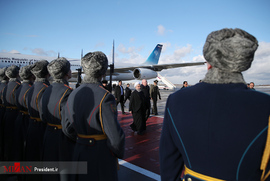 ورود رئیس جمهور به مسکو