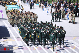 مراسم رژه نیروهای مسلح ارتش - همدان 
