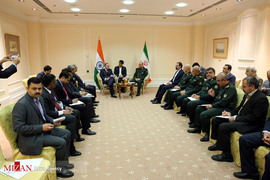 دیدار وزیر دفاع ایران با وزیر دفاع هندوستان در حاشیه ششمین نشست امنیت بین الملل مسکو‎