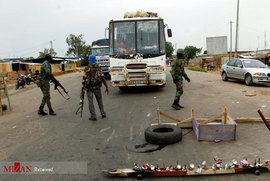 شورش سربازان معترض در ساحل عاج