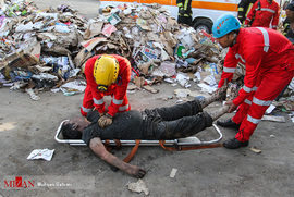 فوت 4 نفر در حادثه کارخانه بازیافت کاغذ - مشهد
