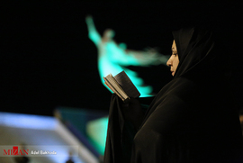 مراسم احیای شب بیست و یکم ماه رمضان باغ موزه ی دفاع مقدس - همدان