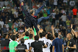 جشن صعود تیم ملی فوتبال ایران به جام جهانی روسیه
