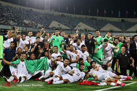جشن صعود تیم ملی فوتبال ایران به جام جهانی روسیه
