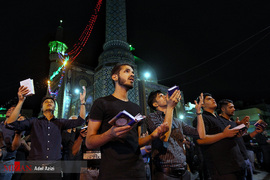 مراسم احیای شب بیست و یکم ماه رمضان - امامزاده صالح (ع) و مسجد الاقصی