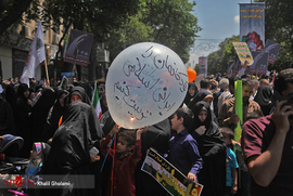 راهپیمایی روز قدس در تبریز 