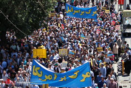 راهپیمایی روز قدس در همدان 