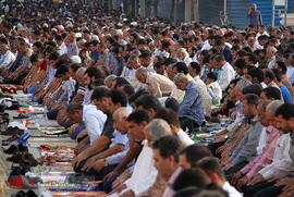 نماز عید فطر در بندر عباس 