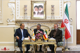 دیدار دیمیتریس سیلوریس، رئیس مجلس قبرس با علی لاریجانی رئیس مجلس شورای اسلامی