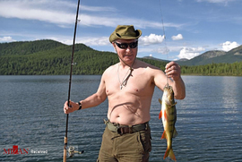 غواصی و ماهیگیری پوتین در سیبری