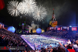 مراسم اختتامیه جشنواره جهانی موسیقی نظامی در مسکو