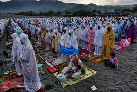 نماز عید قربان در اندونزی