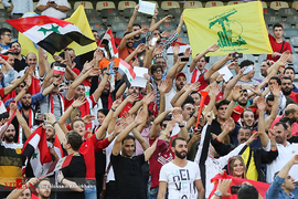 دیدار تیم های فوتبال ایران و سوریه
