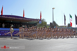 رژه نیروهای مسلح در آغاز هفته دفاع مقدس - مشهد