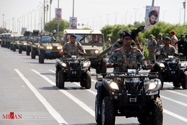رژه نیروهای مسلح در آغاز هفته دفاع مقدس - بندر عباس