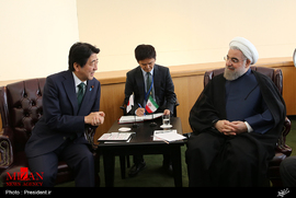 دیدار رییس جمهور با نخست وزیر ژاپن
