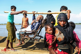 فرار مسلمانان روهینگیا از جهنم میانمار
