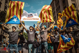 حامیان استقلال کاتالونیا