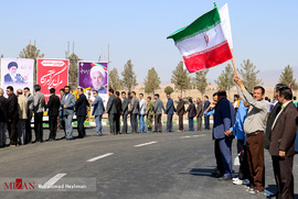 تجمع مردم سبزوار در اعتراض به اظهارات ضد ایرانی ترامپ