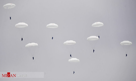 فرود چتربازان نیروی هوایی روسیه