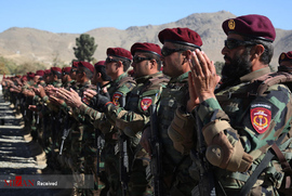 مراسم جشن فارغ التحصیلی نیروهای ویژه ارتش افغانستان 