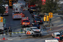 تیراندازی و زیر گرفتن عابران با خودرو در نیویورک آمریکا